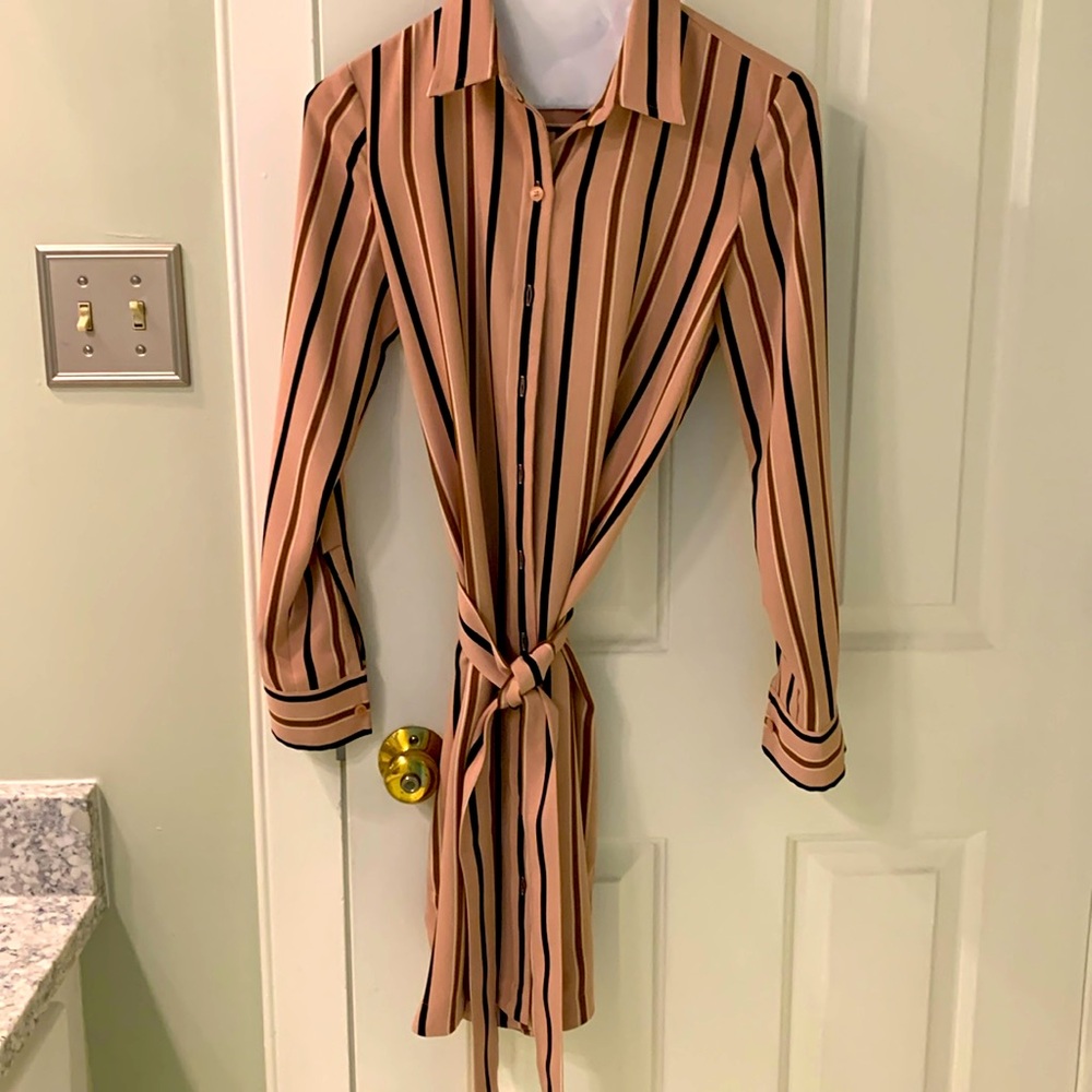 Ann Taylor striped shirt Dress